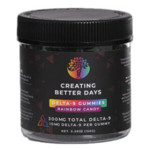 Creating-Better-Days-D9-Gummies-300mg-30ct-Rainbow-Candy